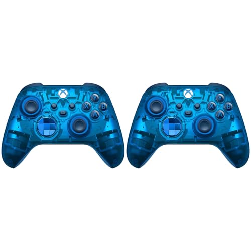 Microsoft QAU-00157 Xbox Wireless Gaming Dual Controller Bundle (Ghost Cipher Special Edition) for Xbox Series X|S, Xbox One, Windows PC, Android and iOS