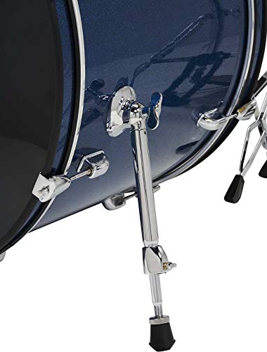 Pacific Drums Center Stage Complete Drumkit, 5 Drum Set, Iridescent Black Sparkle, 7x10, 8x12, 14x16 Floor, 16x22 Kick, 5x14 Snare (PDCE2215KTIB)