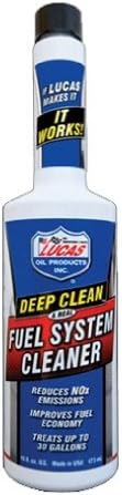 Lucas Oil 10512-12PK Deep Clean Fuel System Cleaner - 16 oz., (Case of 12)