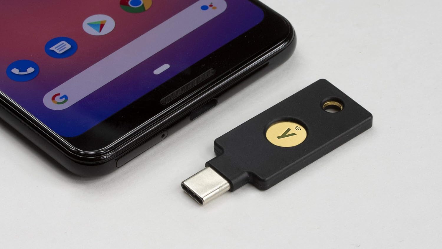 Yubico - YubiKey 5C Nano - Two Factor Authentication USB Security Key, Fits USB-C Ports - Protect Your Online Accounts with More Than a Password, FIDO Certified USB Password Key, Extra Compact Size