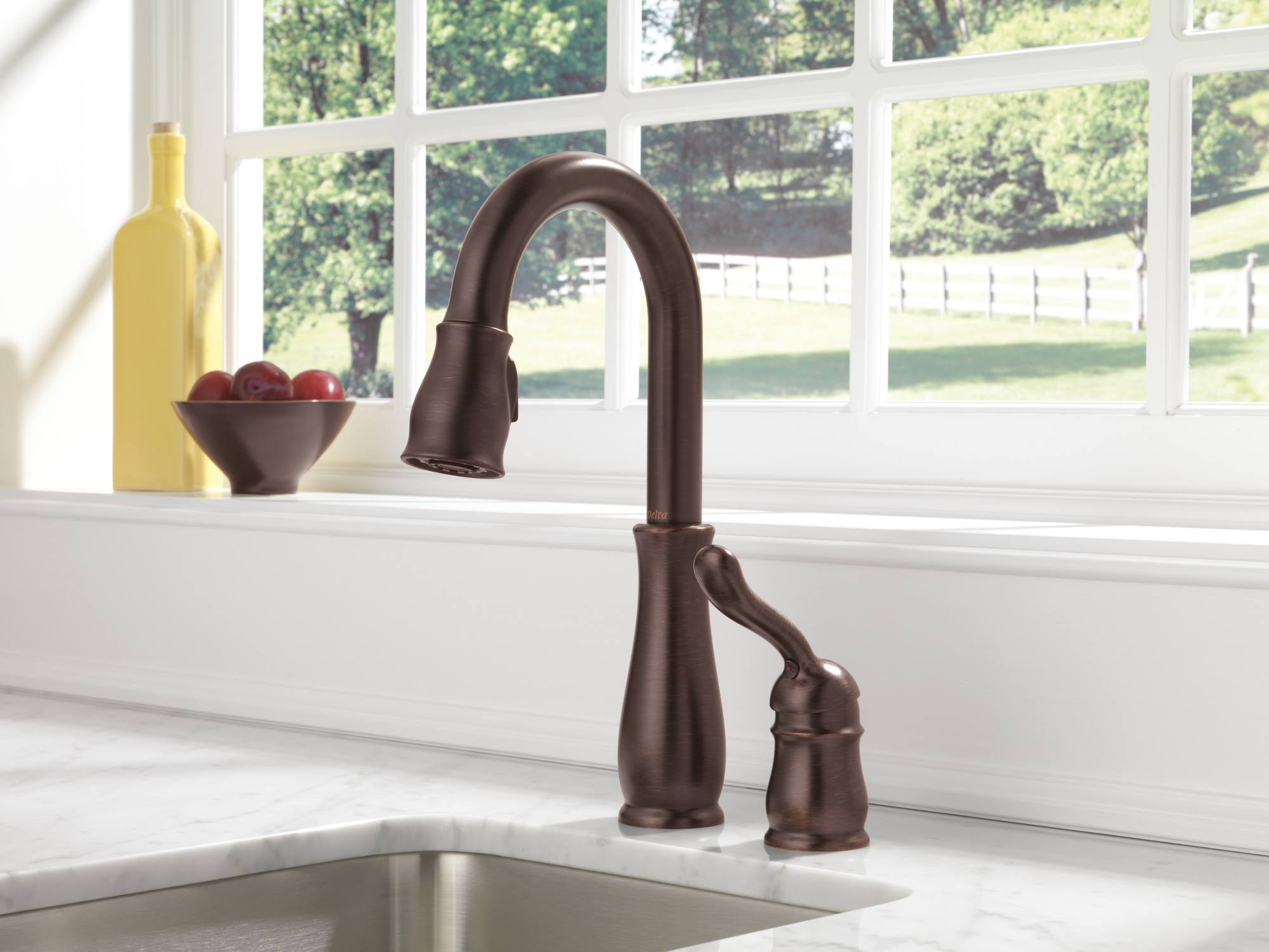 Delta 9978-RB-DST Leland Single Handle Bar/Prep Faucet Venetian Bronze