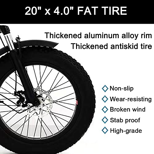 EMYJAY Adult Tricycles, 7 Speed Adult Trikes 20 inch Fat Tire 3 Wheel Bikes for Adults with Large Basket for Recreation, Shopping, Picnics Exercise Men's Women's Cruiser Bike