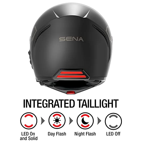 Sena Impulse DOT Flip Up Modular Bluetooth Helmet w/Sound by Harman Kardon Dual Visor Helmet with Integrated Mesh Intercom System / MP3 / Voice Dial