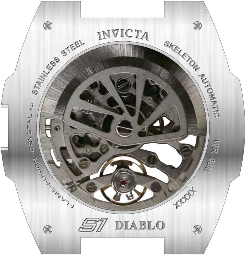 Invicta Men's 43515 JM Correa Automatic 3 Hand Transparent, Light Blue Dial Watch