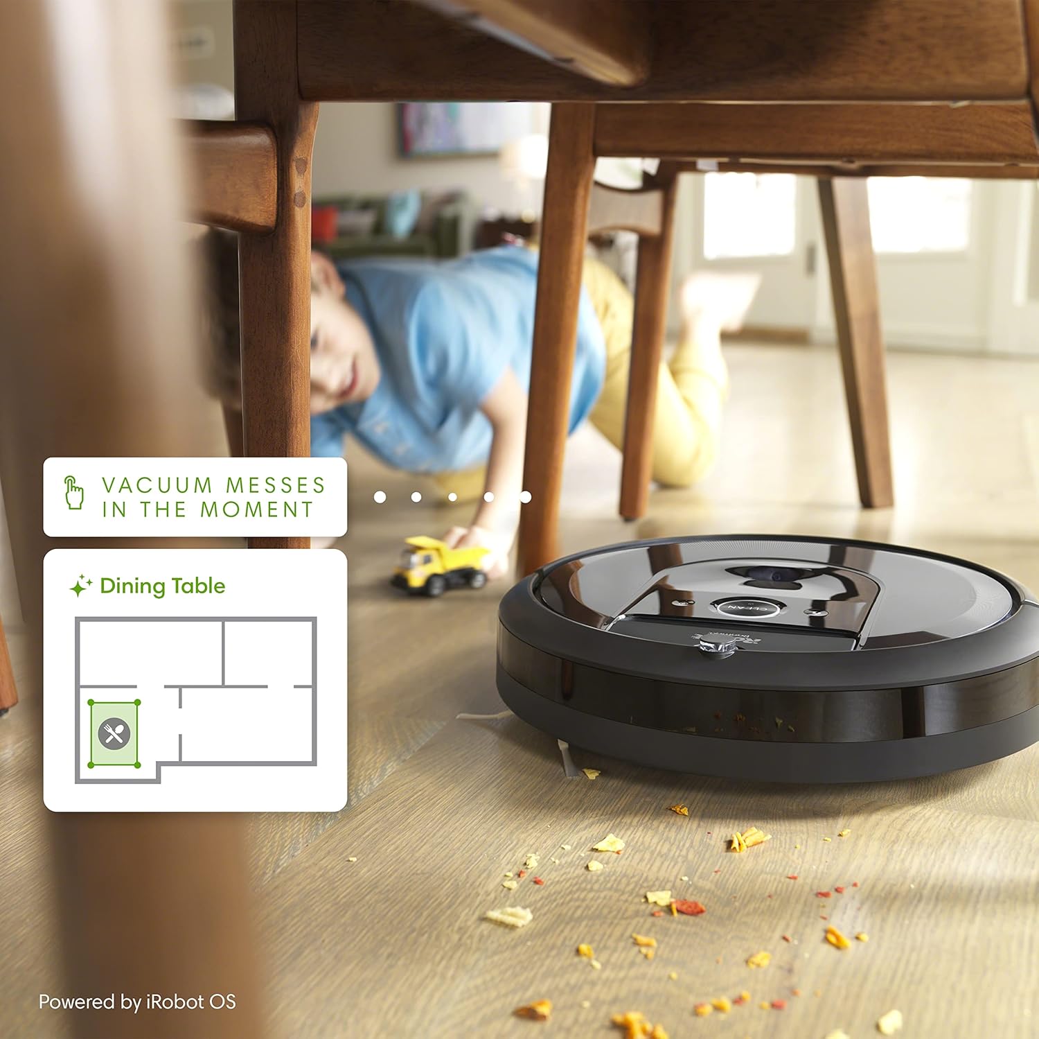 Wifi Connected Roomba® i7+ Self-Emptying Robot Vacuum
