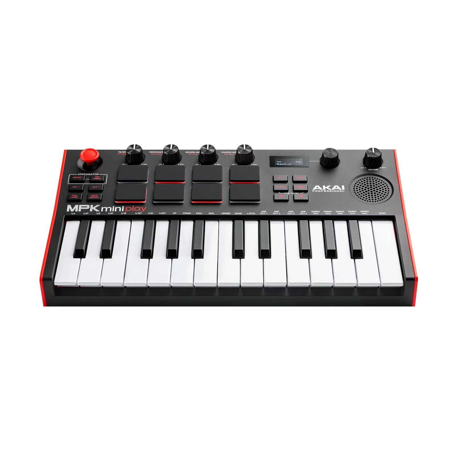 Akai Professional MPK Mini Play MK3 Standalone Mini Keyboard with Premium Multipurpose EVA Case Package