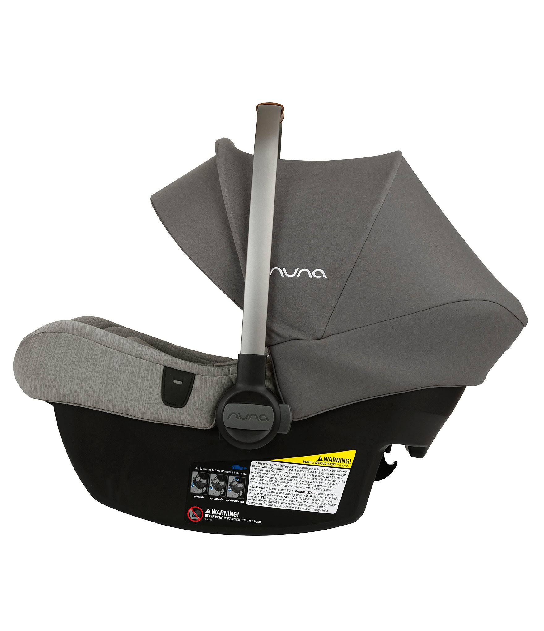 Nuna Pipa Lite Infant Car Seat with Base Caviar