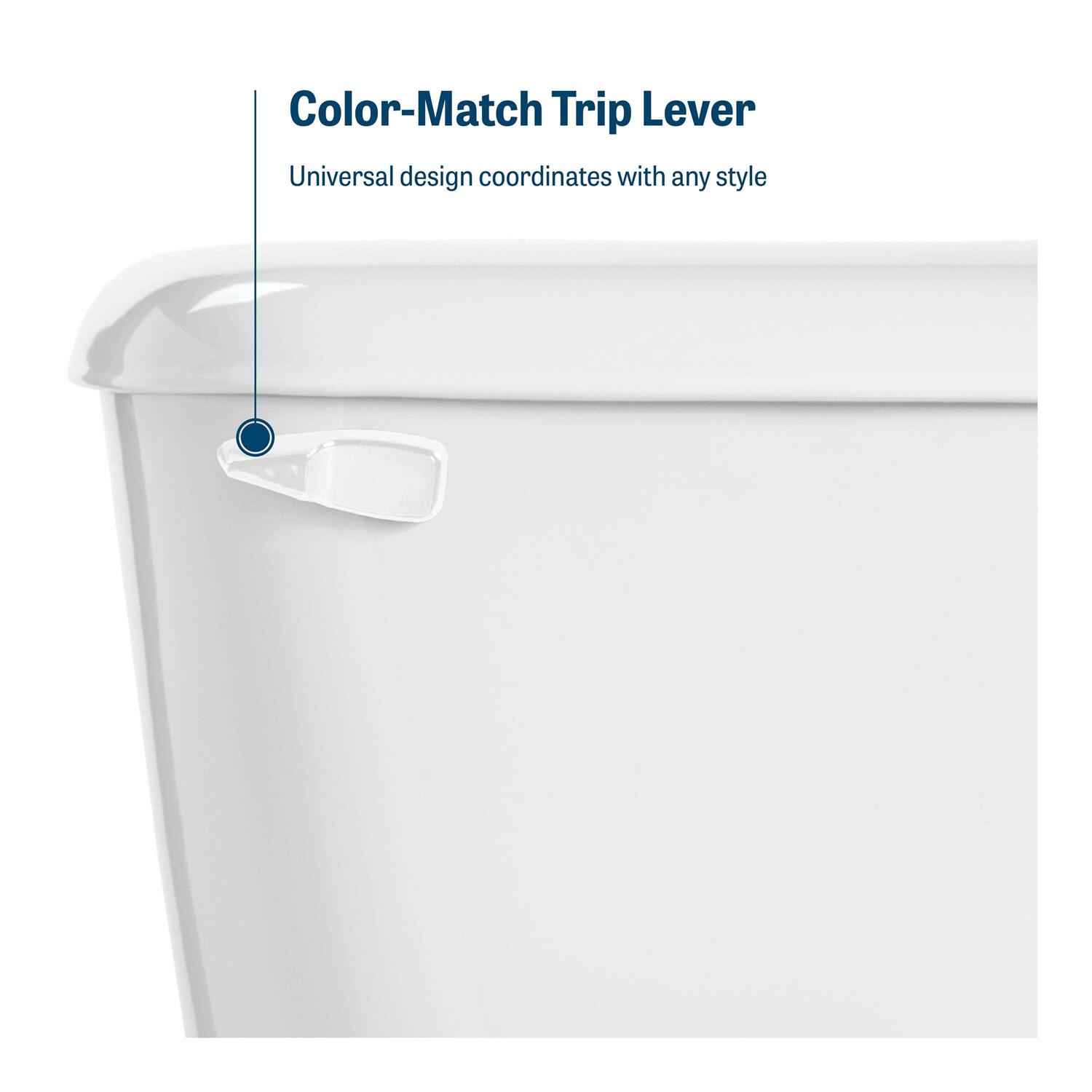 Mansfield Pro-Fit White Round Standard Height 2-piece WaterSense Toilet 12-in Rough-in 1.28-GPF 5130CTK