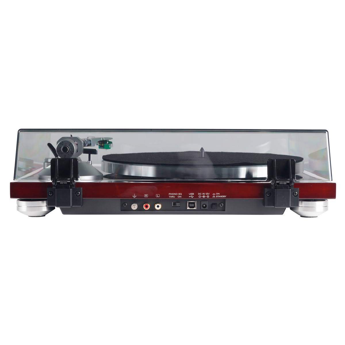 Teac Tn-400s Belt-Driven Turntable with S-Shaped Tonearm (Gloss Cherry)
