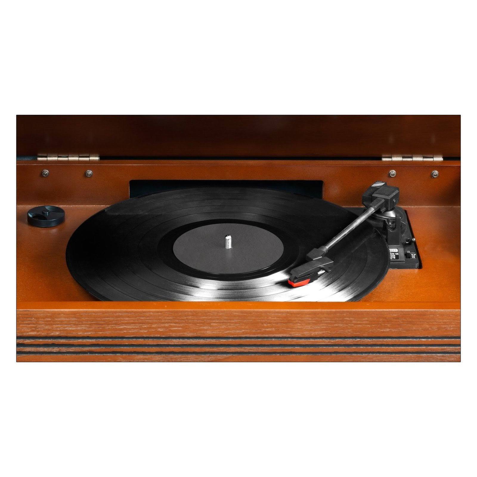 Victrola Aviator 7-in-1 Wooden Turntable with Bluetooth