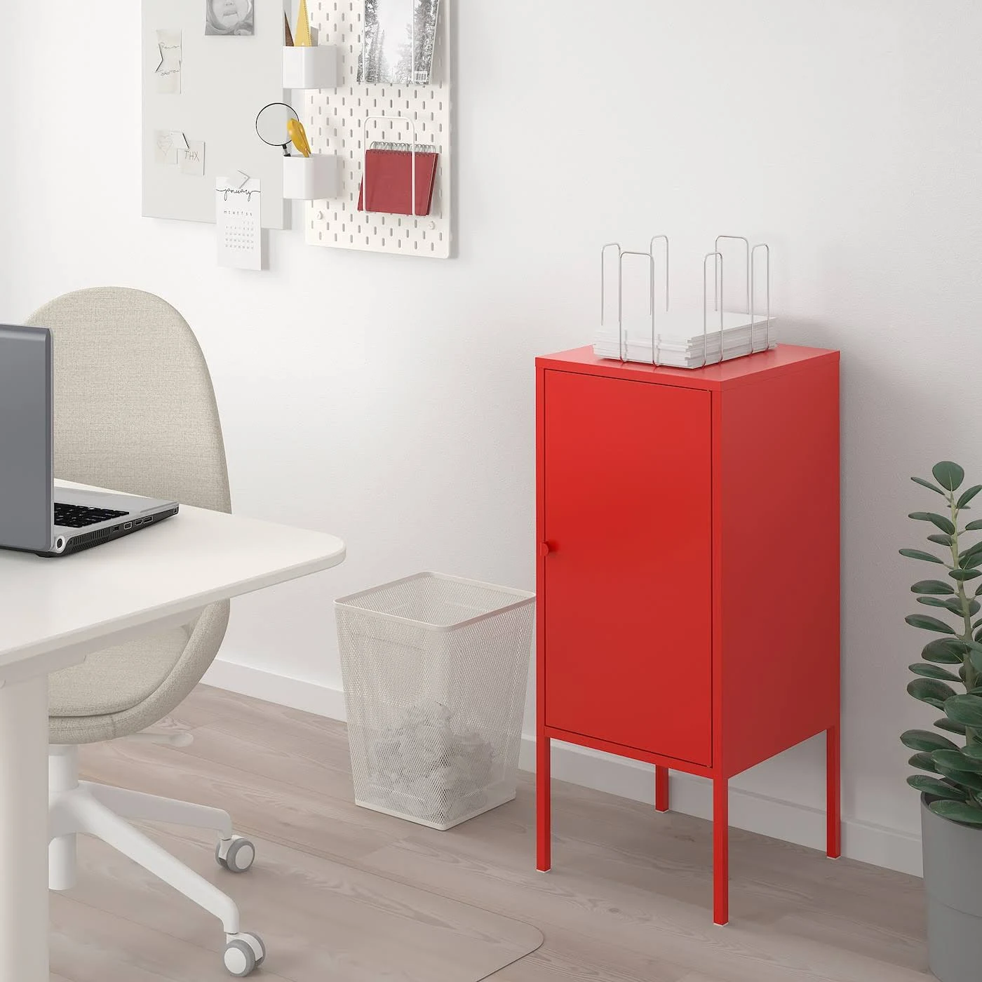 IKEA - LIXHULT Cabinet, metal/red, 13 3/4x23 5/8 50328670