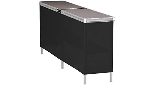 Trademark Innovations Portable Bar Table, Black