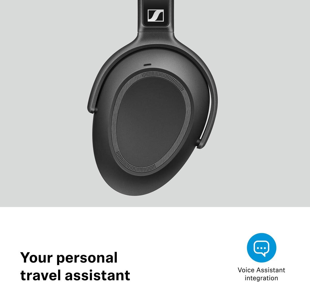 SENNHEISER PXC 550-II Wireless NoiseGard Adaptive Noise Cancelling, Bluetooth Headphone with Touch Sensitive Control and 30-Hour Battery Life, Black
