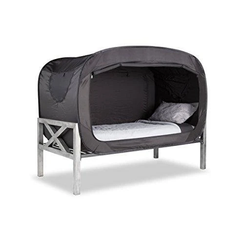 Privacy Pop Bed Tent - Queen / Tan