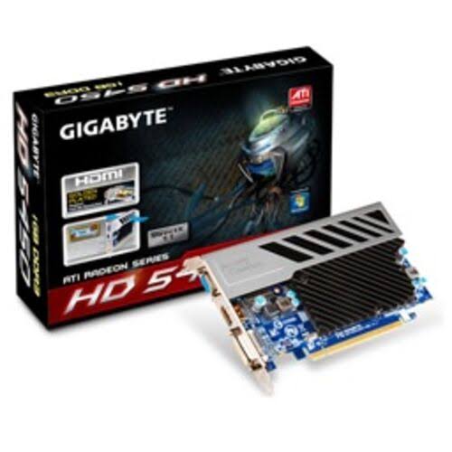 Gigabyte ATI Radeon HD5450 1 GB DDR3 VGA DVI HDMI PCI-Express Video Card Retail Gv-r545sc-1gi