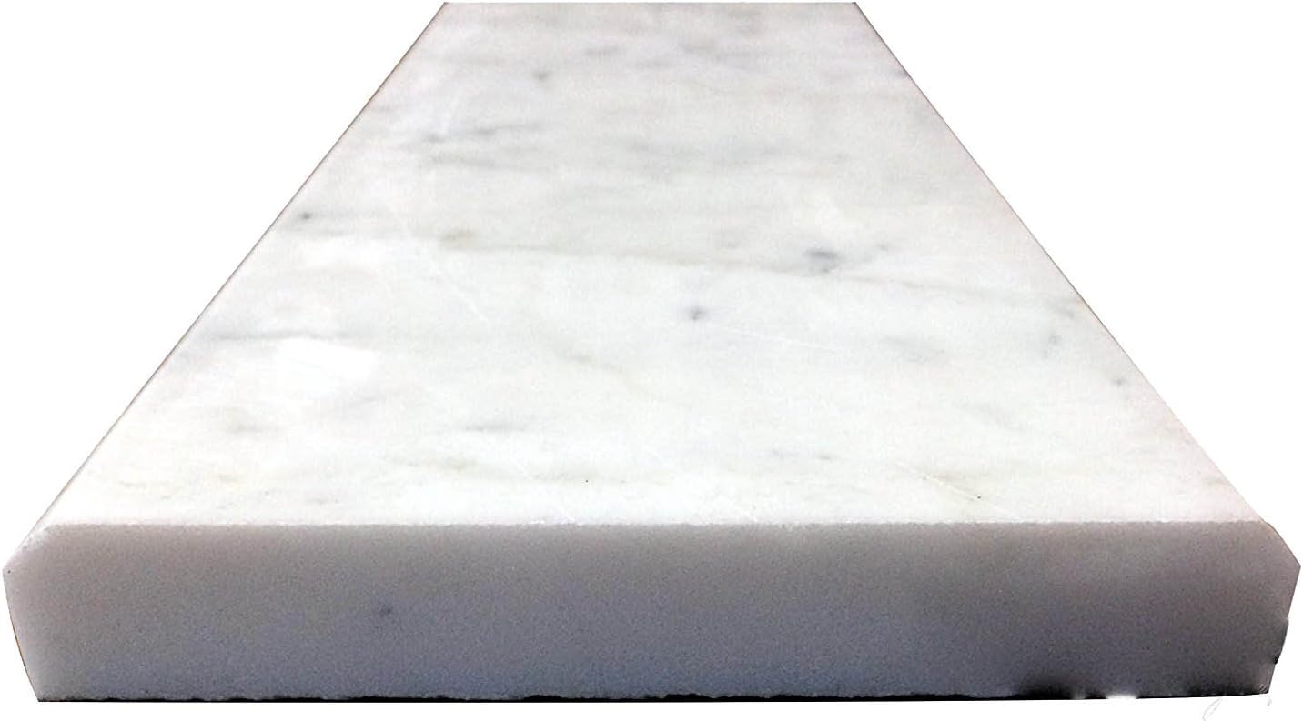 Carrara Marble Threshold (Marble Saddle) - Polished - (6 x 48)