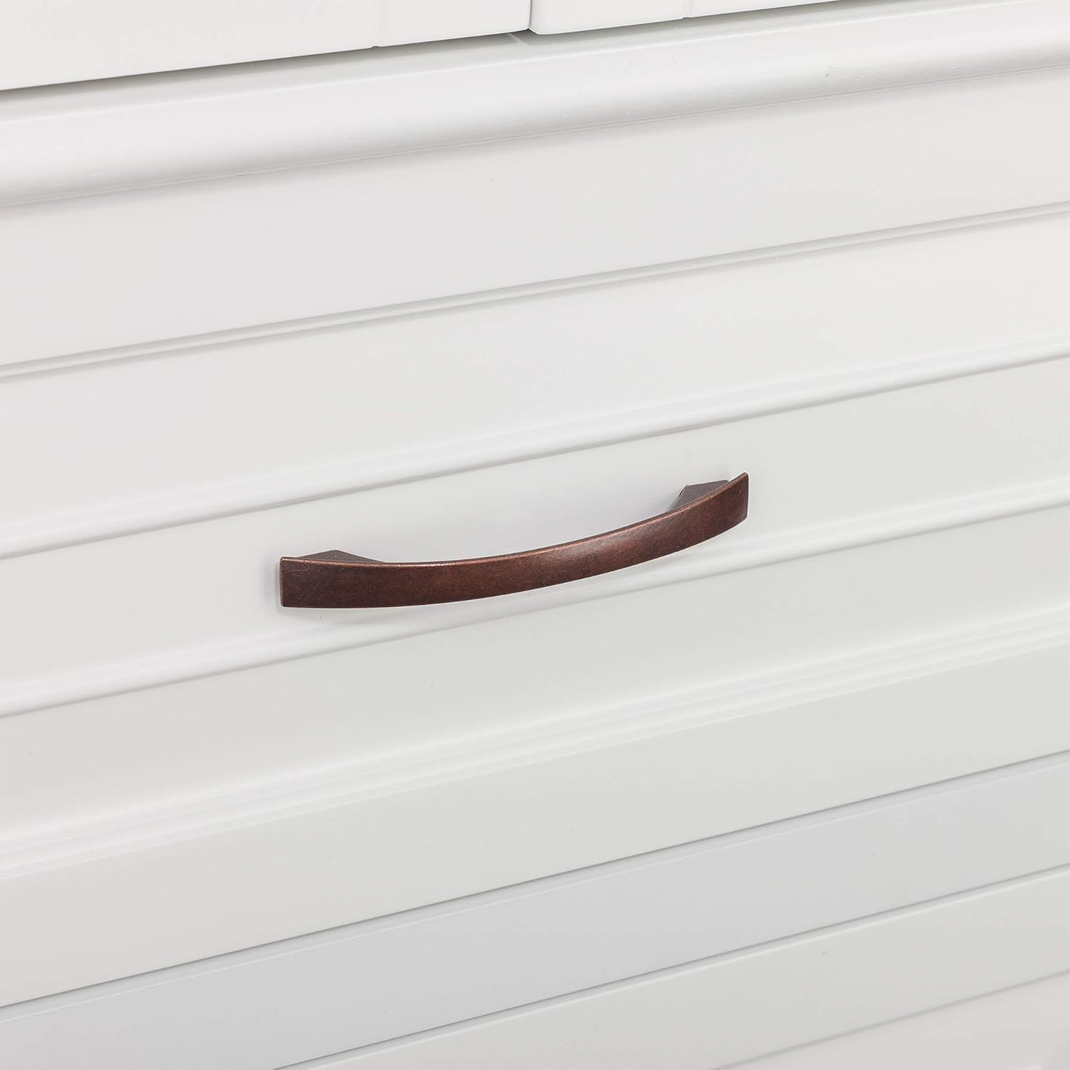 Elegant Home Fashions St. James Bathroom Storage Linen Cabinet, White