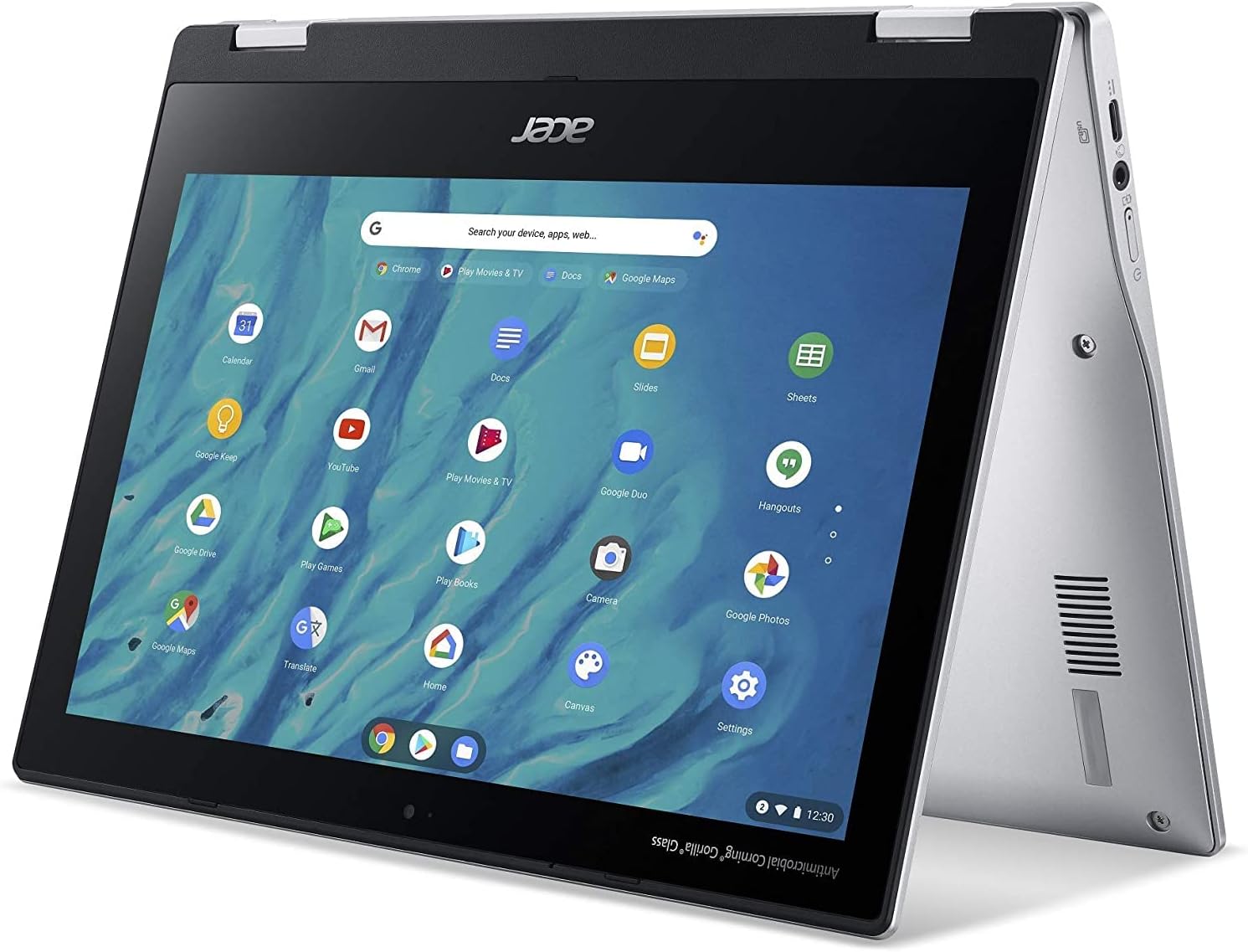Acer Chromebook Spin 311 Convertible 2-in-1 Laptop, MediaTek MT8183C Octa-Core Processor, 11.6in HD Touch, 4GB LPDDR4, 32GB eMMC, Gigabit, WiFi 5, Bluetooth, Google Chrome