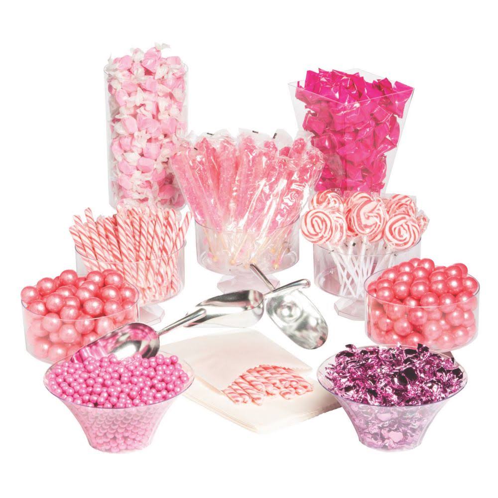 Fun Express Extra Large Pink Candy Buffet Kit - Edibles - 1 Piece