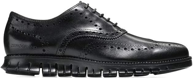 Cole Haan Men's Zerogrand Wing OX Leather Oxford, Closed Hole/Black, 13 Wide US