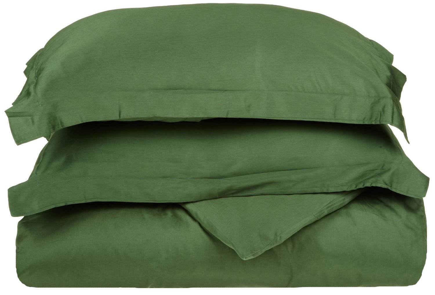 Superior 300 Thread Count Cotton Solid Duvet Cover Set Gold Other King/California King