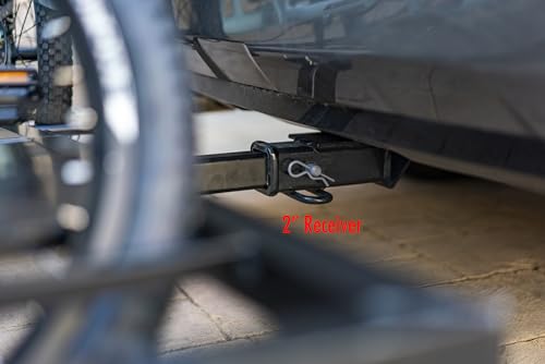 EMOJO Hitch Rack for All Fat Tires Electric Trike Steel Alloy Trailer Tricycle Hitch Rack Carrier for 2 Inch Receiver Hitch of Car SUV