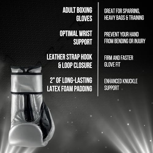 CLETO REYES Training Boxing Gloves with Hook and Loop Closure for Sparring and Heavy Punching Bags, Men and Women, MMA, Kickboxing, Muay Thai