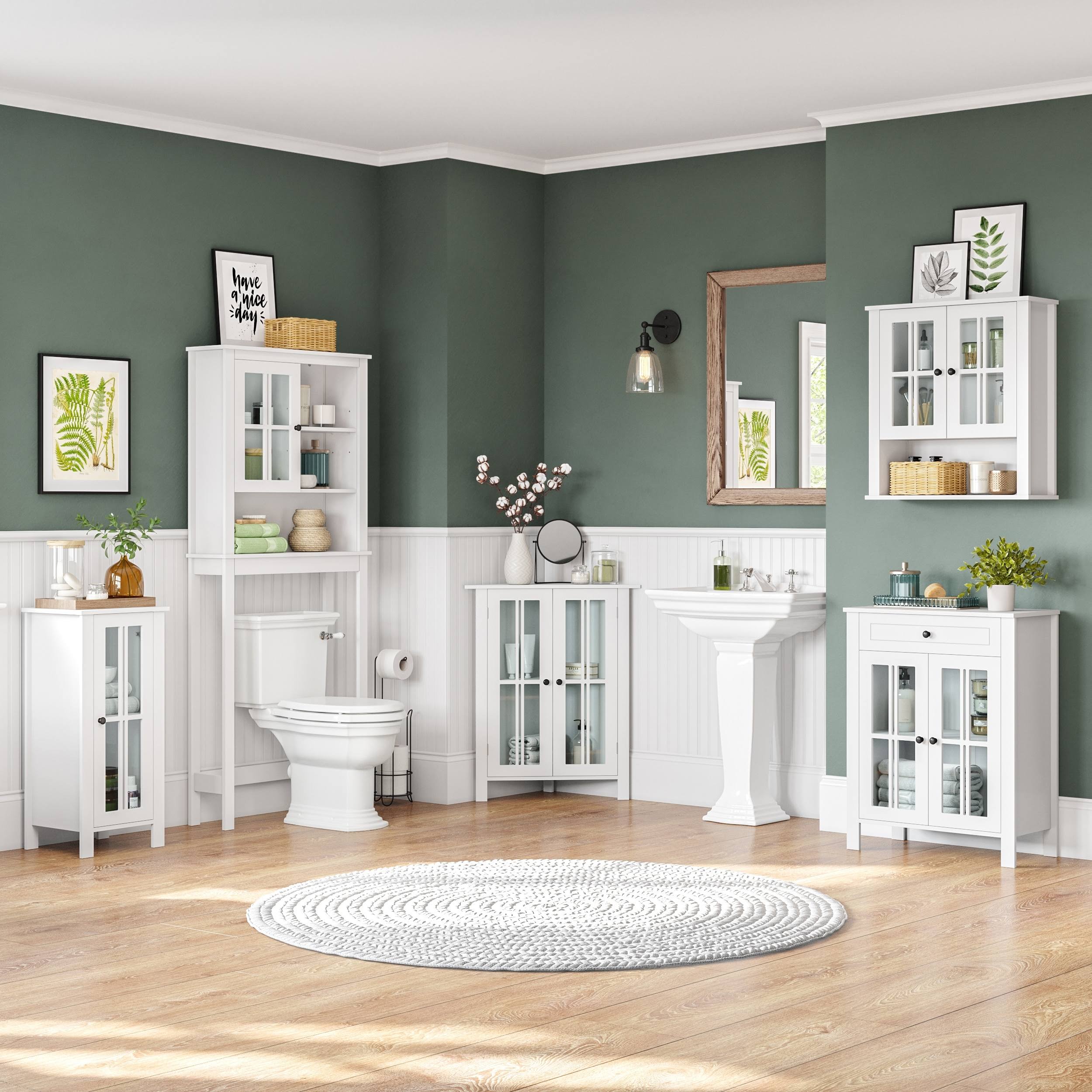 Riverridge Home Danbury Two Door Floor Cabinet - White