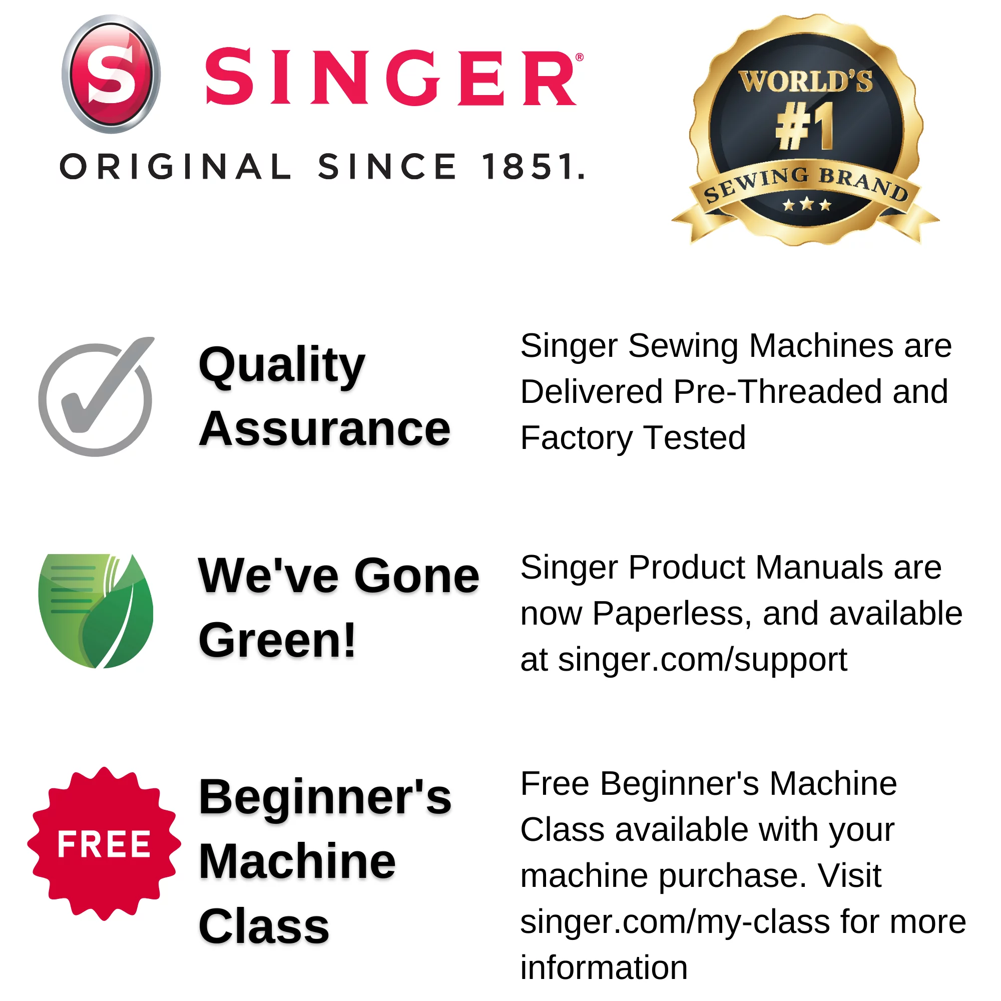 SINGER® Heavy Duty Value Bundle - 44S Sewing Machine with Presser Foot Kit