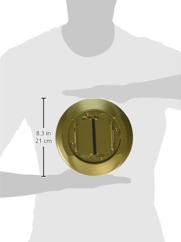 Hubbell WIRING Device-Kellems S1CFCBRS Floor Box Cover Carpet Flange,Brass