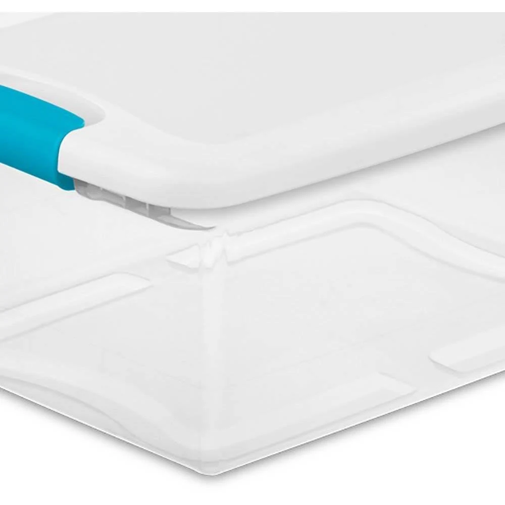 Sterilite 15-Qt. Clear Stackable Latching Storage Box Container (96 Pack)