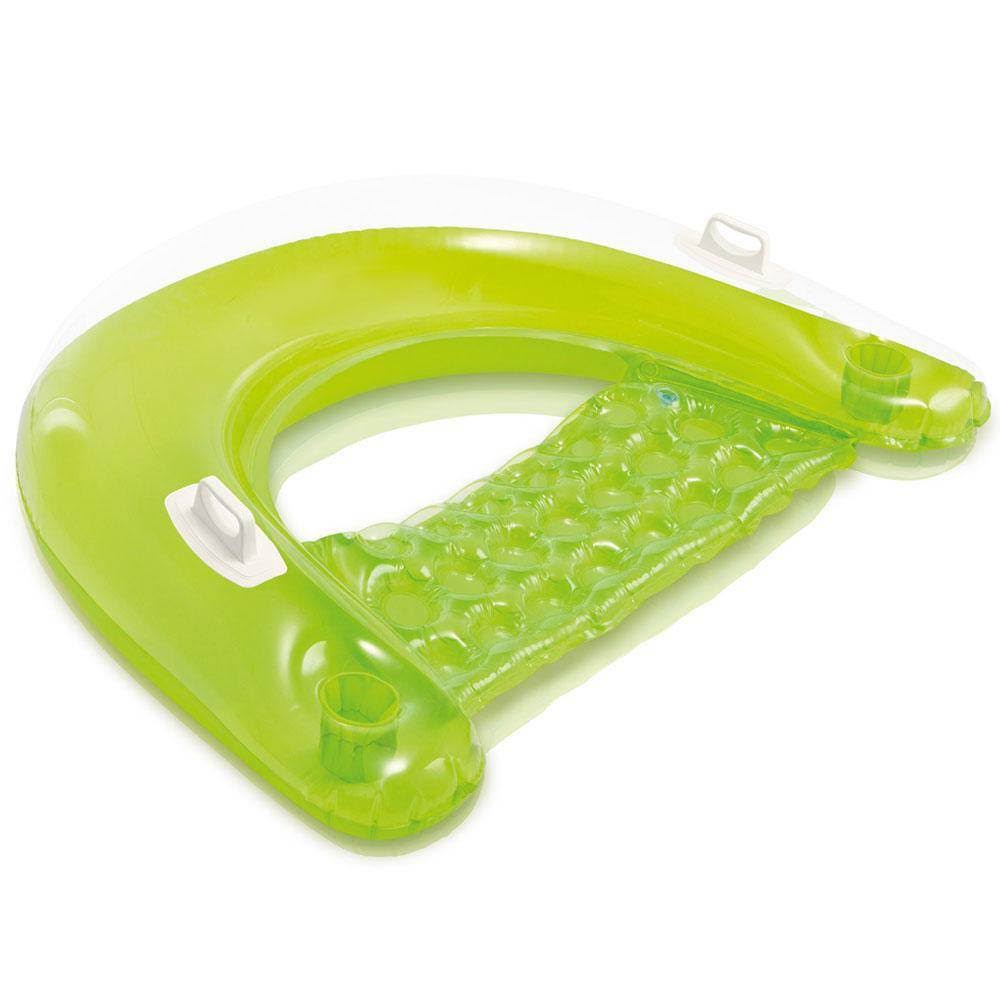 Intex Sit &n Float Inflatable Colorful Floating Loungers, 4 Pack (Colors Vary)