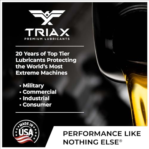 Triax XTerra 4T 10W-40 Full Synthetic Ester VTWIN Motorcycle Oil, Enhanced and Friction Modified JASO MA-2 API SN, SL, SM, Enhanced Film Strength and High Temp Stability (4 Gallon Case)