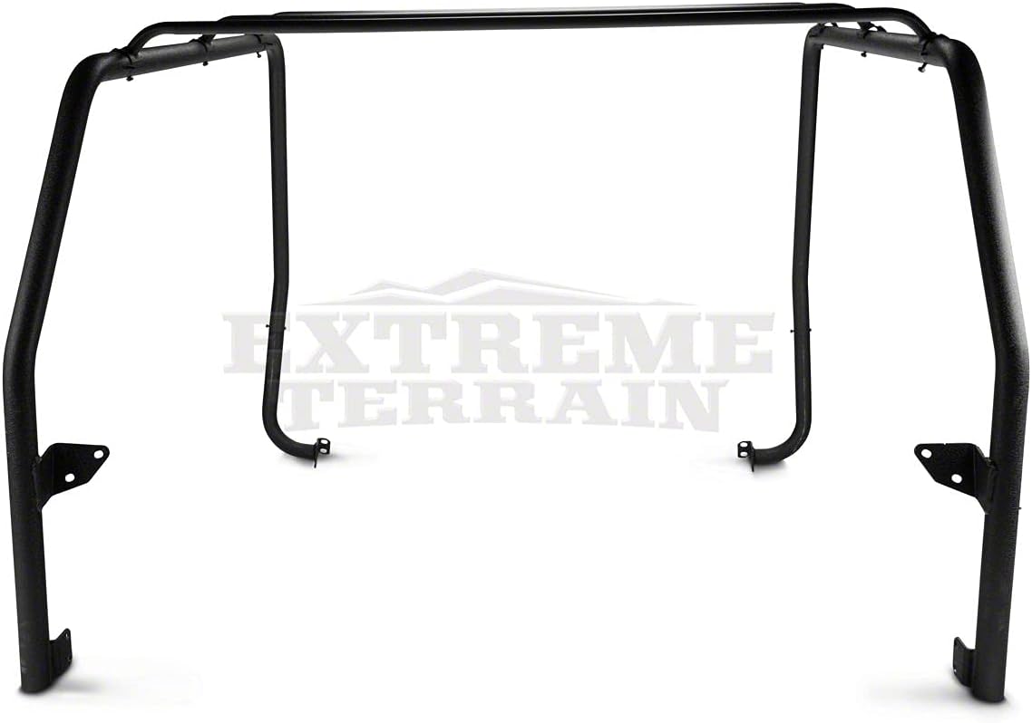 Barricade Roof Rack; Textured Black Compatible with 87-95 Jeep Wrangler YJ