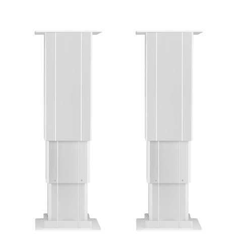 VEVOR Electric Lifting Column System, 176 lbs Lift Table, 14.2-31.1 in Height Range, Three-Stage Adjustable Desk Column, Telescopic Table Leg, Comes with Power-Supply Option to Control up/Down Motion
