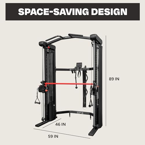 Inspire Fitness Functional Trainer - Multifunctional Cable Machine Home Gym System - at Home Gym Workout Weight Machine for Strength Training - Full Body Compact Exercise & Fitness Equipment Set