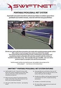 SwiftNet 2.1 Portable Pickleball Net