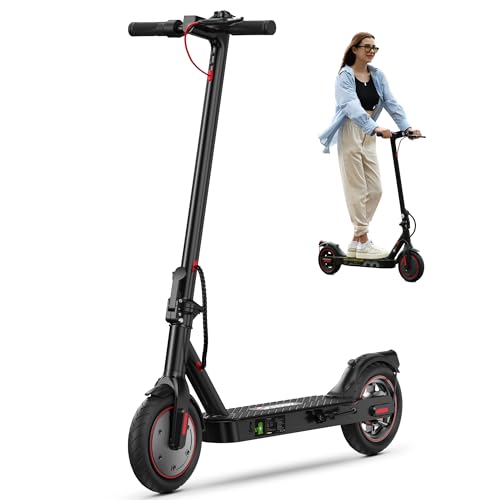 iScooter Electric Scooter for Adults, 18/12 Miles Long Range,22/19/18 Mph Top Speed, Commuting Electric Scooter with Cruise Control, Double Braking Systems Escooter for Adults and Teens