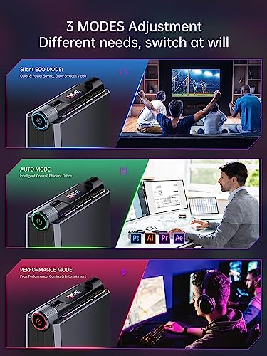 ACEMAGICIAN [Gaming PC] Mini PC Gaming, AMD Ryzen 7 5700U (up to 4.3Ghz) 32GB DDR4 512GB M.2 SSD Zen 3 Ryzen Mini PC RGB Lights AMR5 Mini Computer WiFi6 4K HDMI DP Type-C Small PC, Auto Power On