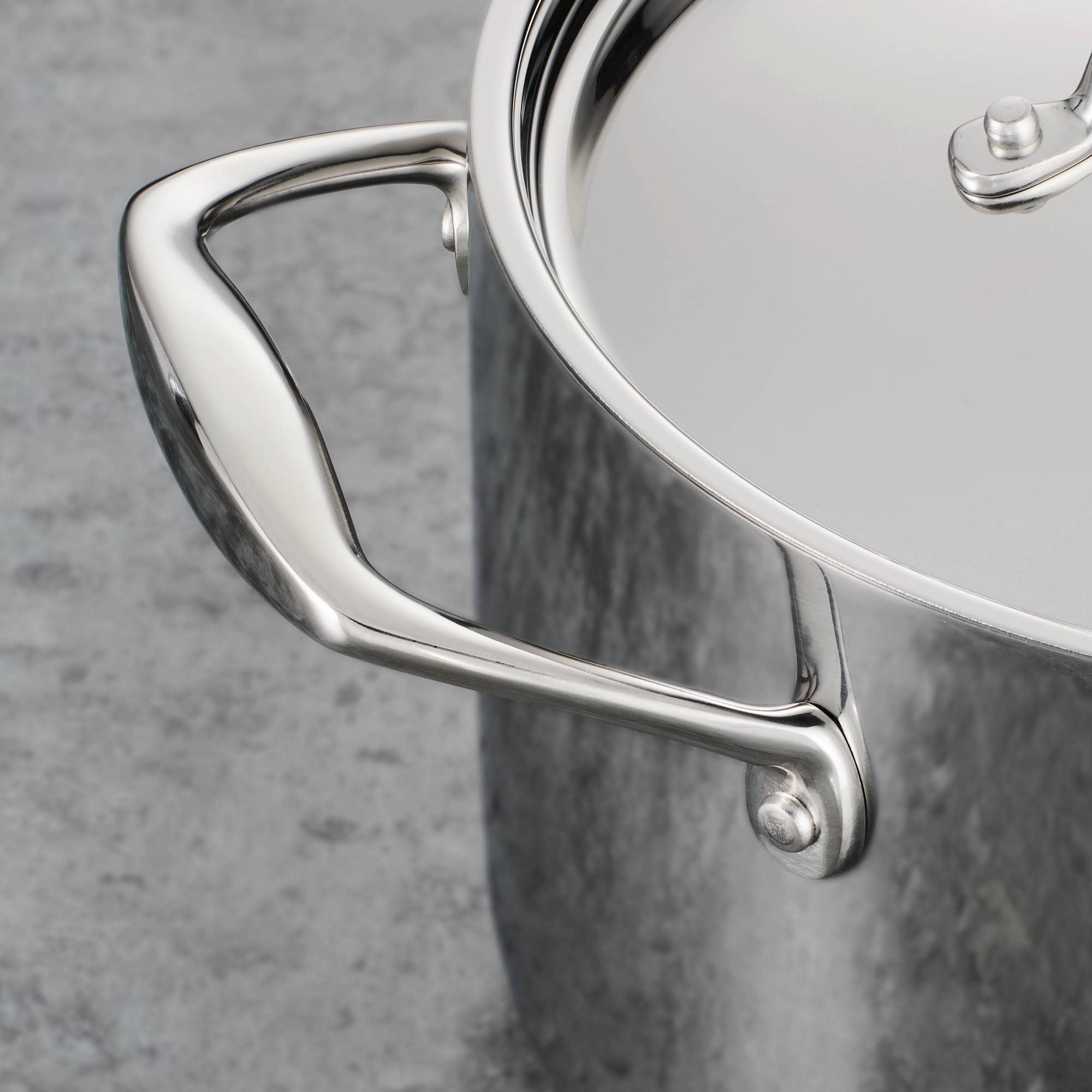 Tramontina Gourmet Tri-Ply Clad 3-Quart Covered Deep Saute Pan