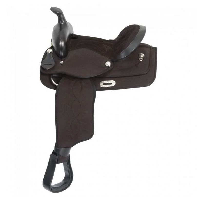 King Series Krypton Synthetic Western Pony Saddle, Brown