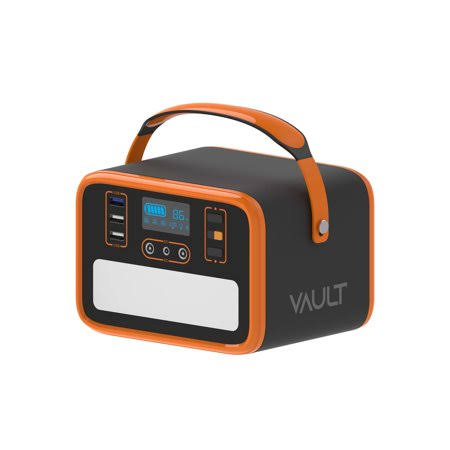 The Vault Multi-Function Portable Power Station - 300W Generator with 110V AC Outlet, Three USB Ports for Outdoor Camping, Home