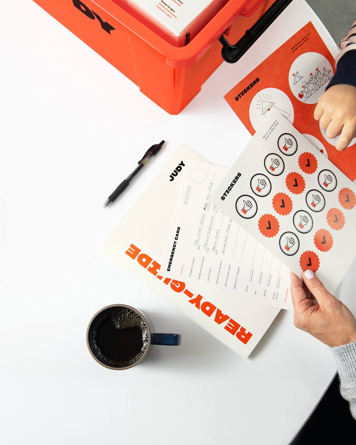Judy The Safe: Emergency Preparedness Kit - Orange
