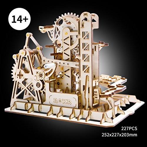 ROKR 3D Wooden Puzzle-Mechanical Model-Wooden Craft Kit-DIY Toy-Tower Coaster