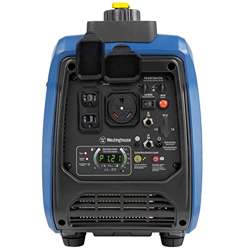 Westinghouse 2550 Peak Watt Super Quiet & Lightweight Portable Inverter Generator, RV Ready 30A Outlet, Gas and Propane Powered, CO Sensor, Parallel Capable, Long Run Time