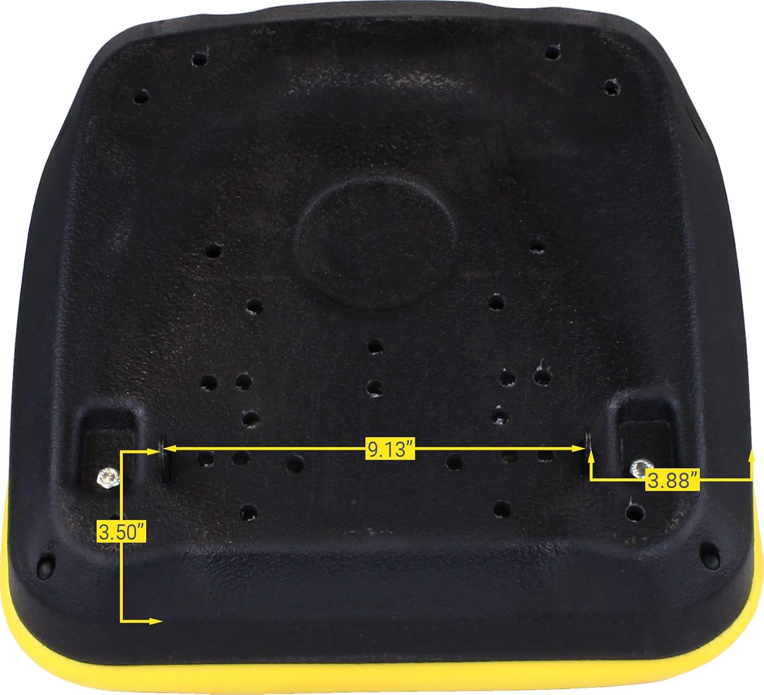 Zbox Riding Mower & Tractor Seat # AM879503 - AM117489 - This Mid/High Back Yellow Seat Is Compatible With John Deere Models
