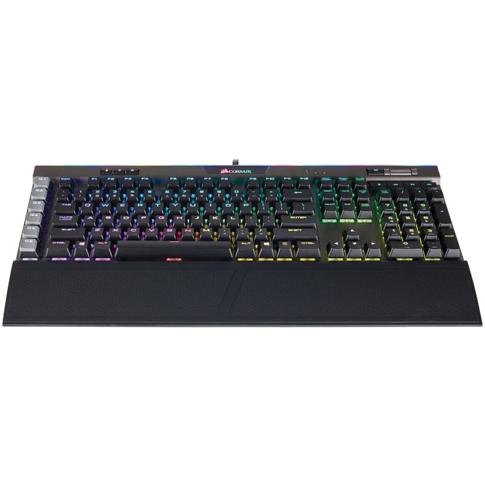 Corsair - K95 RGB Platinum Mechanical Gaming Keyboard Cherry MX Speed RGB LED Backlit - Gunmetal