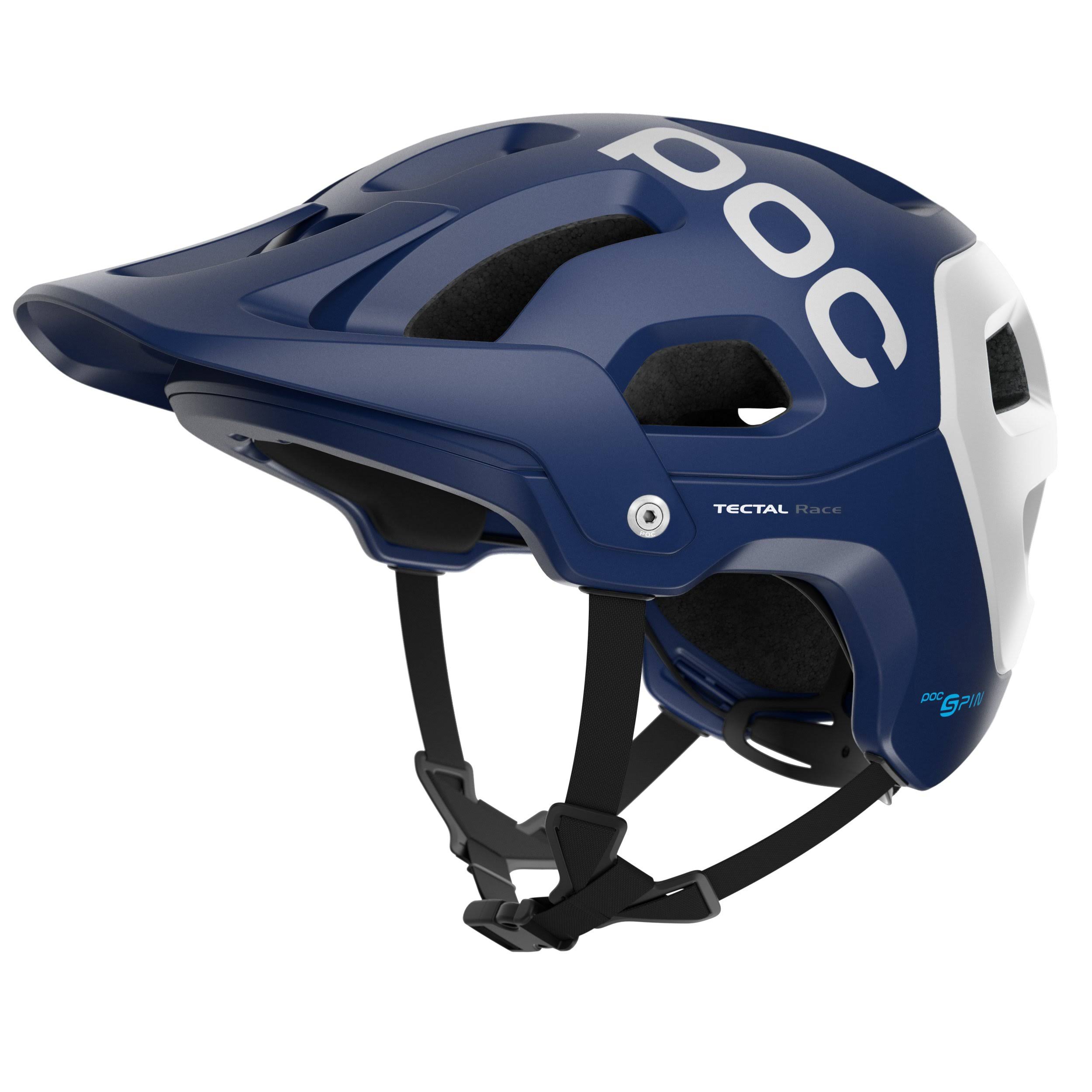 POC Tectal Race Spin Helmet Lead Blue/Hydrogen White XL/XXL