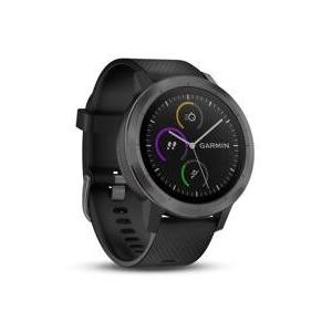 Garmin Vivoactive 3 Black Silicone with Slate 010-01769-10 (Factory Refurbished)