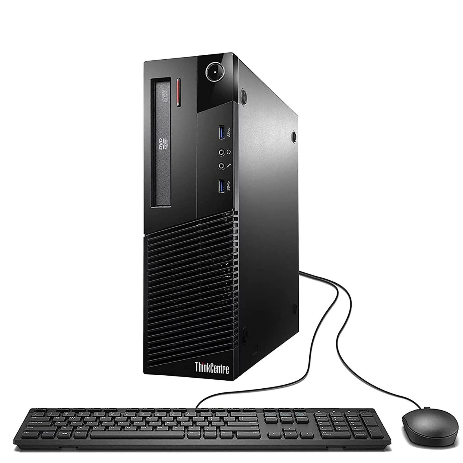 Lenovo M92P Desktop Computer PC Intel Quad-Core i5 3.2GHz Processor 4GB RAM 500GB HDD Windows 11 Pro with AMD Radeon Graphics Card (Roblox Ready)